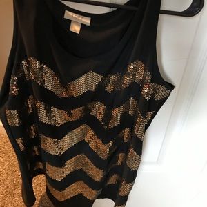 Black tank top